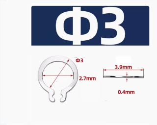 Phe gài 2 lỗ (vòng chặn 2 lỗ) M8 M10 M12 M16 M20