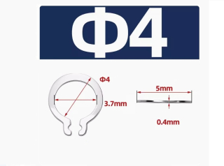 Phe gài 2 lỗ (vòng chặn 2 lỗ) M8 M10 M12 M16 M20