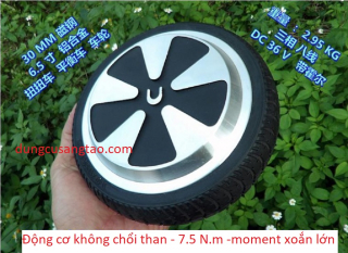 Bánh xe điện cân bằng 6.5inch (D170mm)