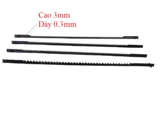 Lưỡi cưa lọng máy 133mm loại 10 răng/ 15 răng / 18 răng/ 24 răng /1 inch