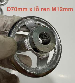 Tay quay tròn bằng gang mạ niken