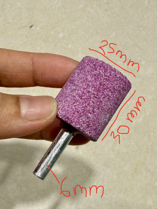 Đá mài trục 6mm (hình trụ/hình cầu)