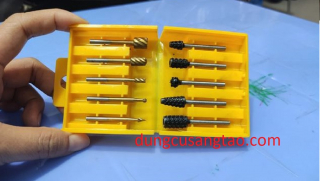 Bộ 10 mũi lũa, chạm, khắc gỗ nhựa