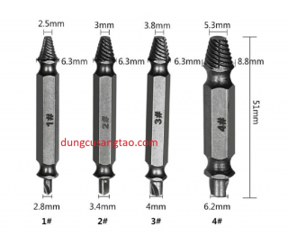 Bộ tool vặn ốc gãy