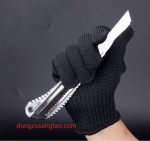 Đôi găng tay chống cắt, chống mài mòn - dệt thép không gỉ 17x23cm (loại ngắn)