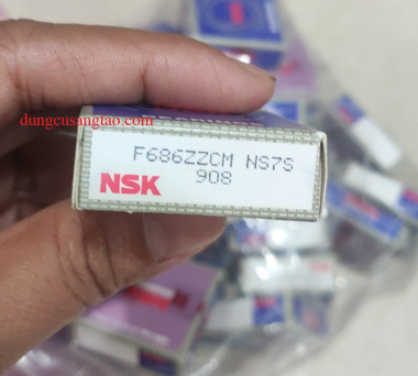 Bạc đạn mặt bích NSK F686 (lỗ 6mm)